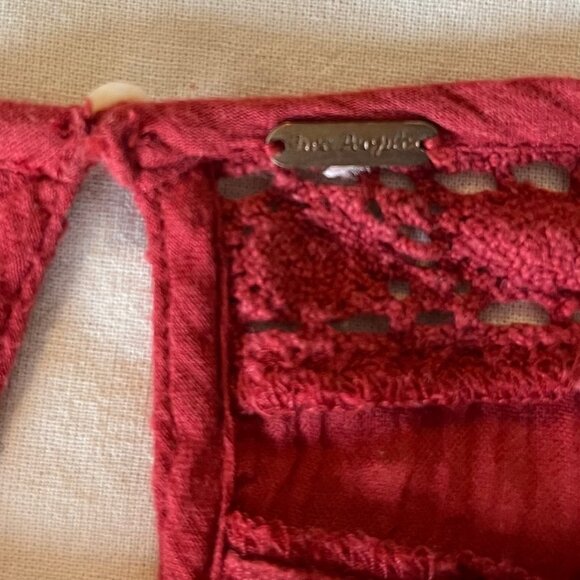 Free People Perfectly Victorian Embroidered Mini Dress | Size Medium - Picture 13 of 14